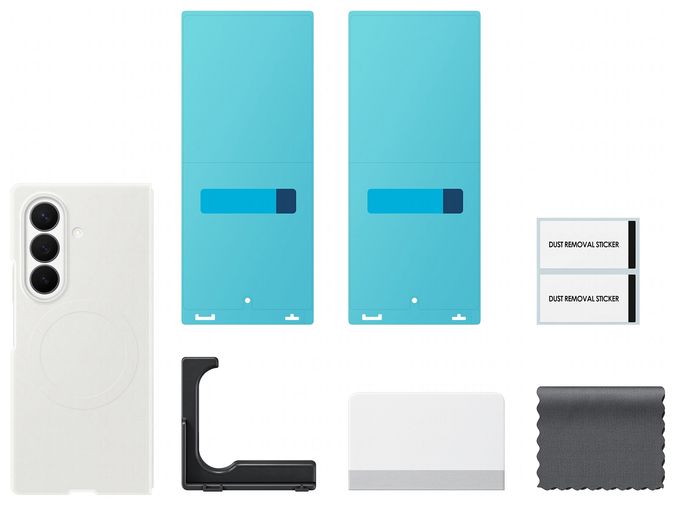 Cover für Samsung Z Fold8  Silicone Magnet Case (Weiß) 