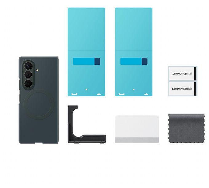 Cover für Samsung Z Fold8  Silicone Magnet Case (Grün) 