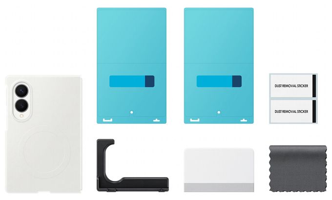 Cover für Samsung Z Fold8  Silicone Magnet Case (Weiß) 