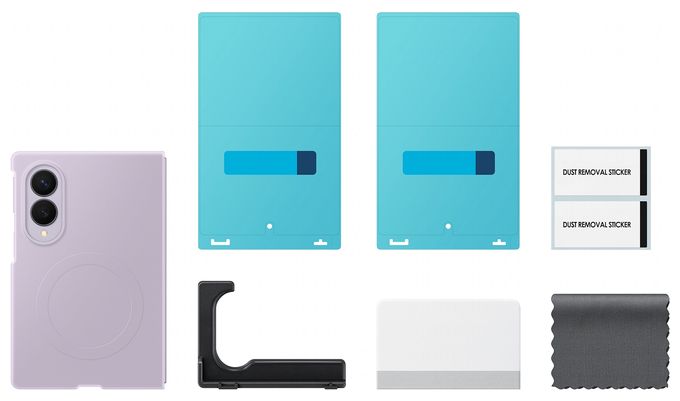 Cover für Samsung Z Fold8  Silicone Magnet Case (Violett) 