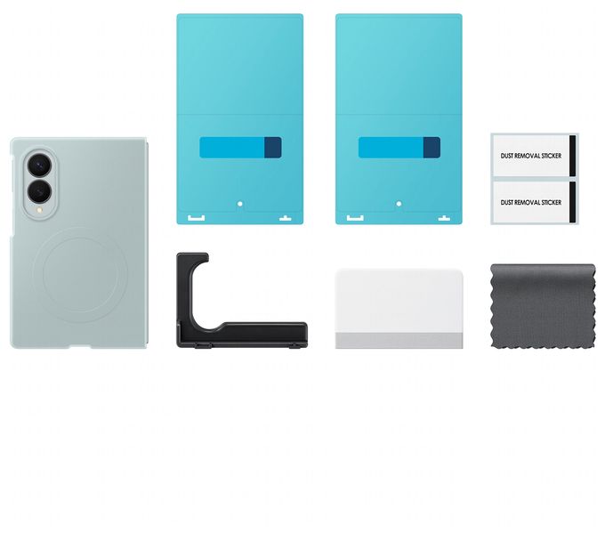 Cover für Samsung Z Fold8  Silicone Magnet Case (Grün) 