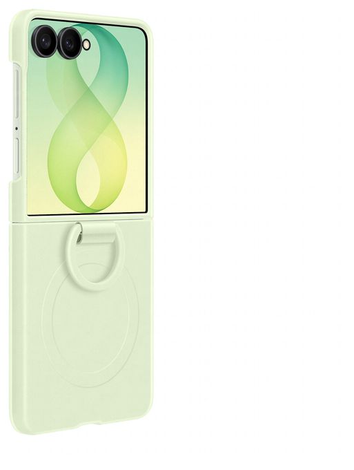 Cover für Samsung Z Flip8  Silicone Magnet Case (Grün) 