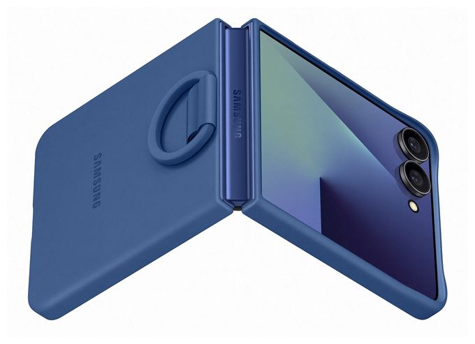 Cover für Samsung Samsung  Silicone Ring Case (Navy) 