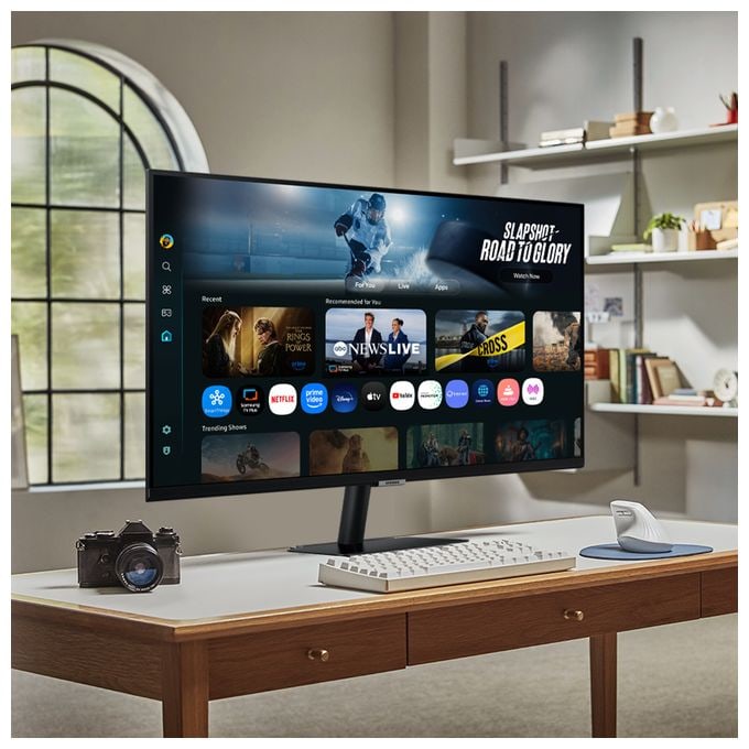 4K Ultra HD Monitor 81,3 cm (32 Zoll) 16:9 4 ms 300 cd/m²  Smart Monitor M7 LS32FM700UU (Schwarz) 