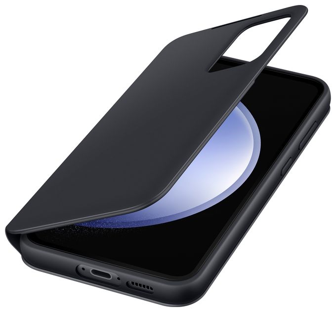 Geldbörsenhülle für Samsung Galaxy S23FE  Smart View Wallet Case (Schwarz) 