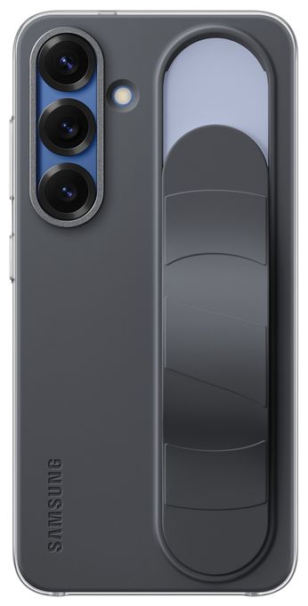 Cover für Samsung Galaxy S25  Standing Grip Case (Schwarz) 