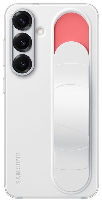 Cover für Samsung Galaxy S25  Standing Grip Case (Weiß) 