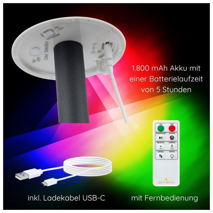 Warmweiß (3000K) Akku, Solar AUSL0100 LED Solar Outdoor Standleuchte 