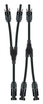 MC4 2in1 Adapterkabel Set 20 cm 