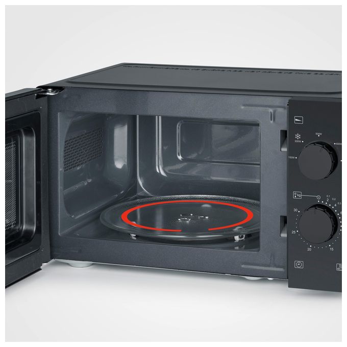 Freistehende Mikrowelle 700 W Größe: klein 6 Stufen  MW7580 (Schwarz) 