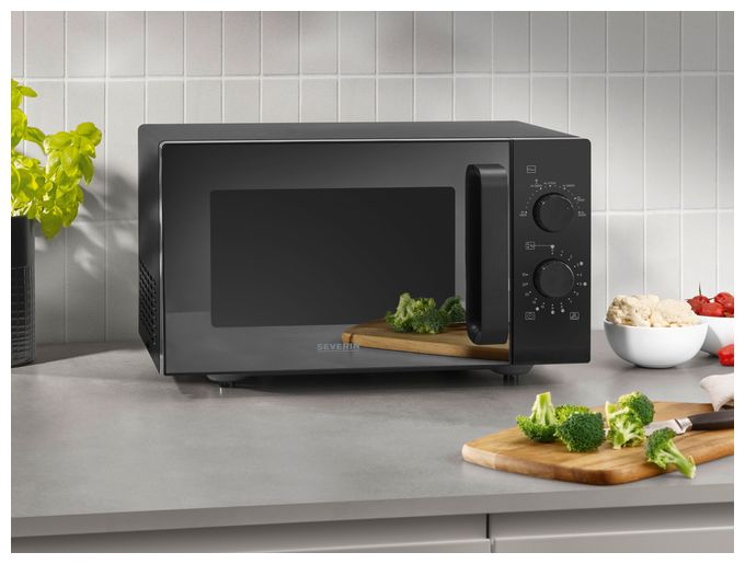 Freistehende Mikrowelle 800 W Größe: mittel 6 Stufen  MW7789 (Schwarz) 