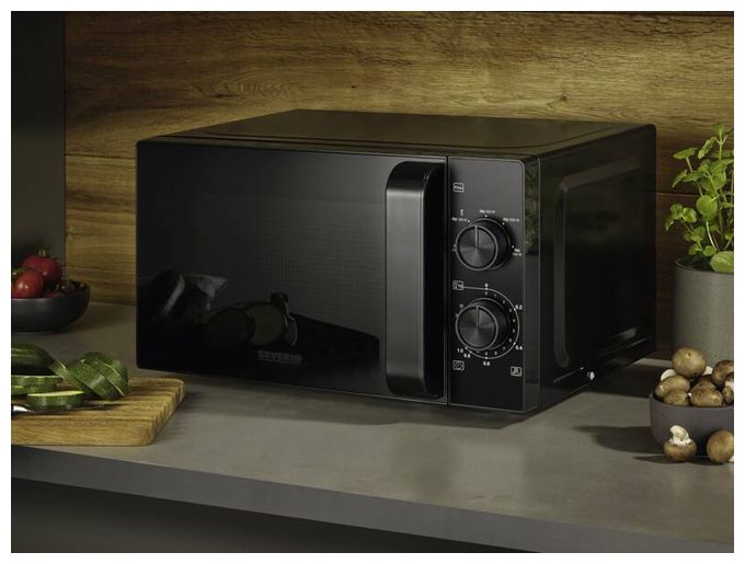 Freistehende Mikrowelle 700 W Größe: klein 5 Stufen  MW7790 (Schwarz) 