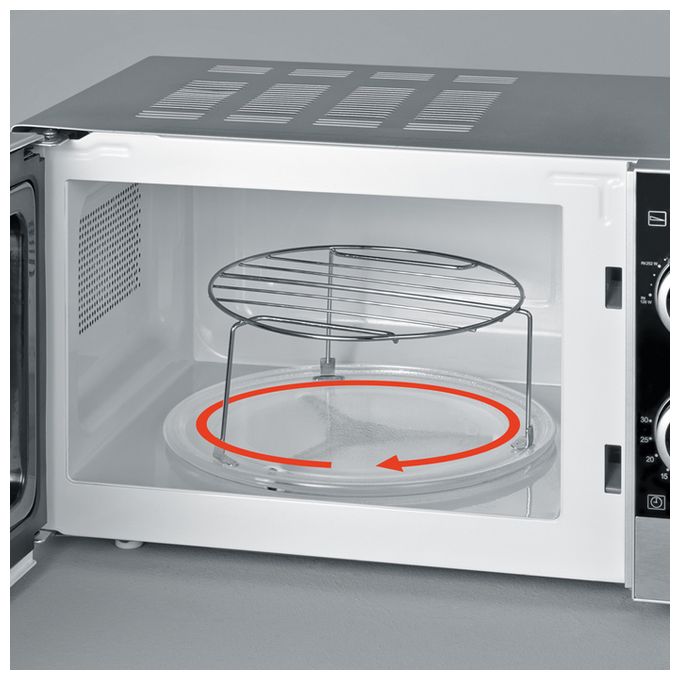 Standgeräte Solo 700 W Größe: klein 9 Stufen Grill  MW7874 (Silber, Edelstahl) 