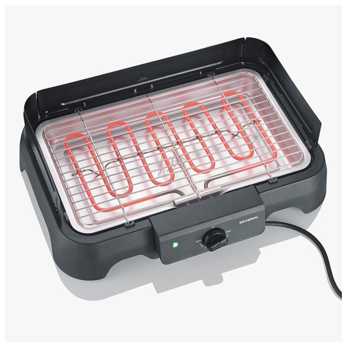 1 Zone(n) 2000 W  PG8593 Tischgrill (Schwarz) 