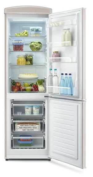 225 l / 90 l Kühl-Gefrierkombi freistehend NoFrost 240 kWh Jahr  RKG8999 (Cremefarben) 