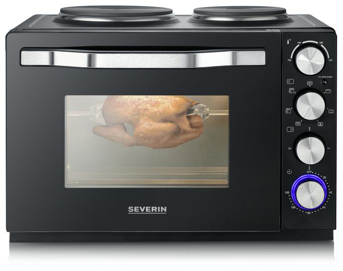 2500 W TO2074 Back-und Toastofen m.Koch­plat­ten 