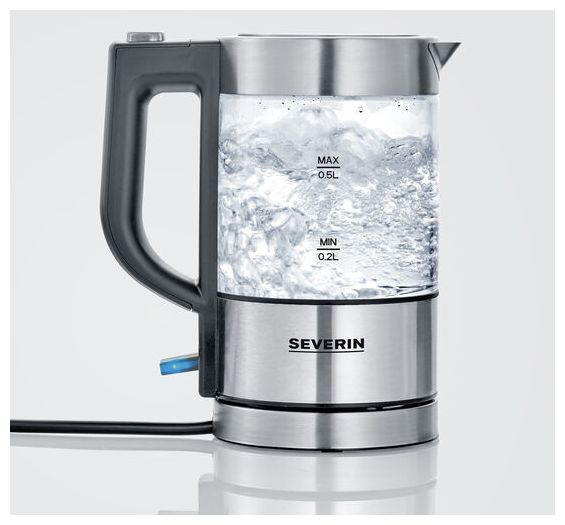 0,5 l Wasserkocher 1100 W  WK3472 (Silber) 