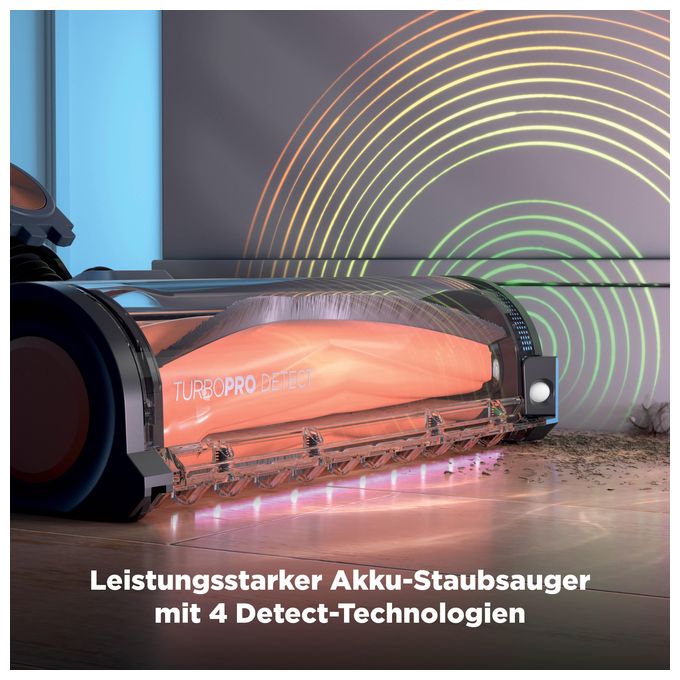 Handstaubsauger Beutellos bis 60 min Laufzeit HEPA  IA1244EU (Blau) 