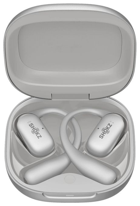 Open-Ear Bluetooth Kopfhörer kabellos 11 h Laufzeit IP55  OpenFit 2+ (Grau) 