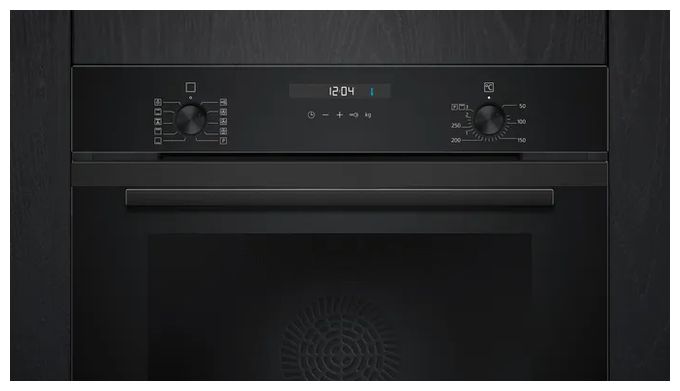 Backofen-Set groß AutoClean Ecoclean mit autarkem 80 cm Induktions Kochfeld EQ51A8BMAT (HB237GBB3 + ED81ABS16E) 