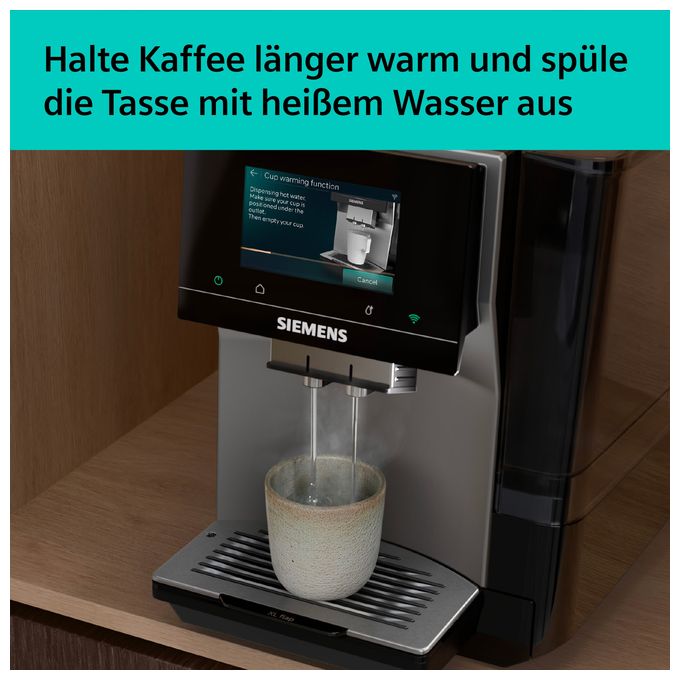 Kaffeevollautomat 19 bar 2,4 l 320 g  EQ700 TP725EM7 (Schwarz, Silber) 