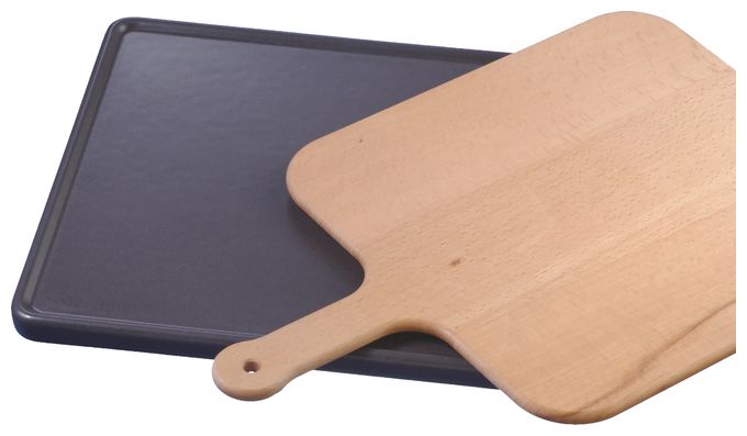 HZ327000 Keramikbackstein 25 x 330 x 375 mm mit Holzschieber 