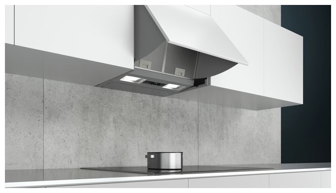 Dunstabzugshaube/Esse Einbau 60 cm (Edelstahl) iQ100 LE63MAC00 Zwischenbau 