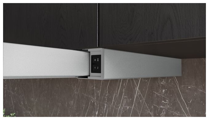 Abluft/Umluft Dunstabzugshaube/Esse Einbau 60 cm (Silber) iQ100 LI63LB526 