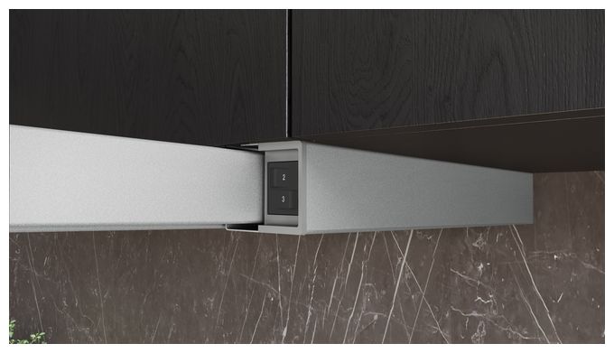 Abluft/Umluft Dunstabzugshaube/Esse Einbau 60 cm (Silber) iQ100 LI64LB521 