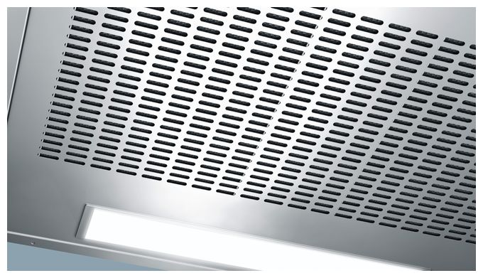 Abluft/Umluft Dunstabzugshaube/Esse Wand 60 cm (Silber) iQ100 LU62LFA51 