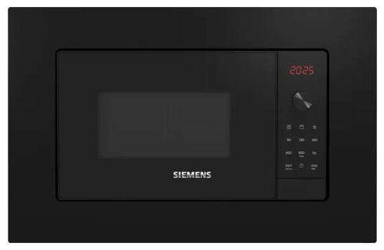 Einbau-Mikrowelle 800 W Größe: klein 5 Stufen Grill (Schwarz) iQ300 BE623LMB3 