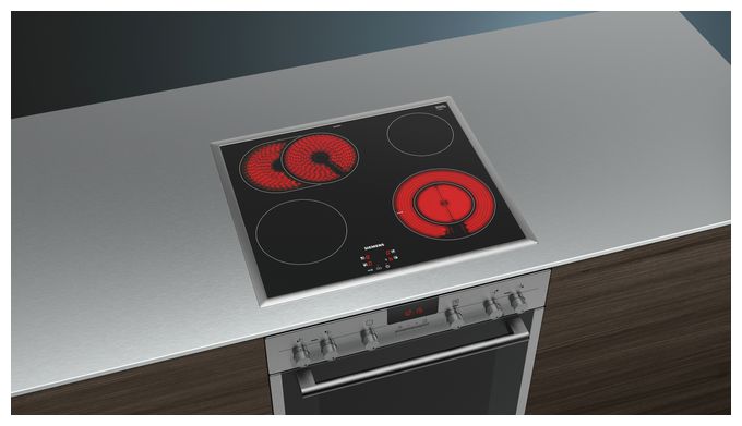 Glaskeramik Kochfeld/Herdplatte 4 Zone(n) iQ300 EF645BNN1E herdgebundenes 60cm 