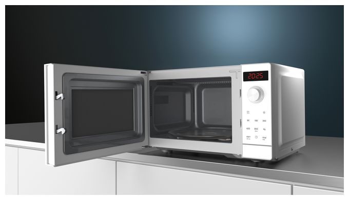 Freistehende Mikrowelle 800 W Größe: klein 5 Stufen  iQ300 FF023LMW0 (Weiß) 