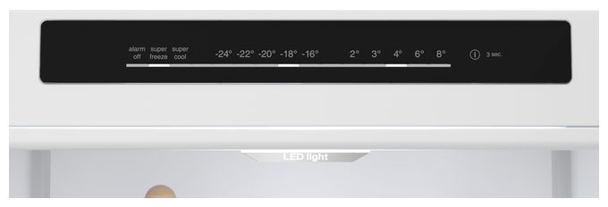 260 l / 103 l Kühl-Gefrierkombi freistehend NoFrost 112 kWh Jahr  iQ300 KG39N2IAG (Gebürsteter Stahl) 