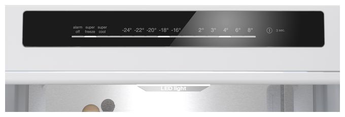 260 l / 103 l Kühl-Gefrierkombi freistehend NoFrost 162 kWh Jahr  iQ300 KG39NVICV (Gebürsteter Stahl) 