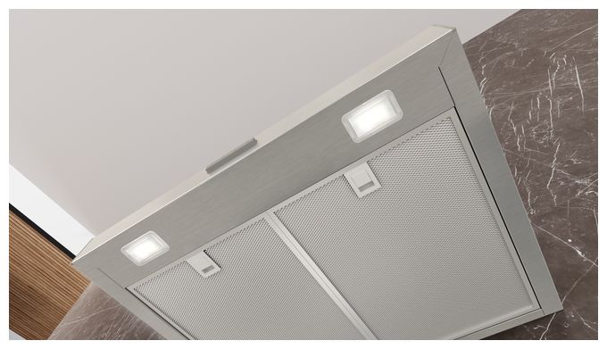 Abluft/Umluft Dunstabzugshaube/Esse Wand 60 cm (Silber) iQ300 LC65BCC30 