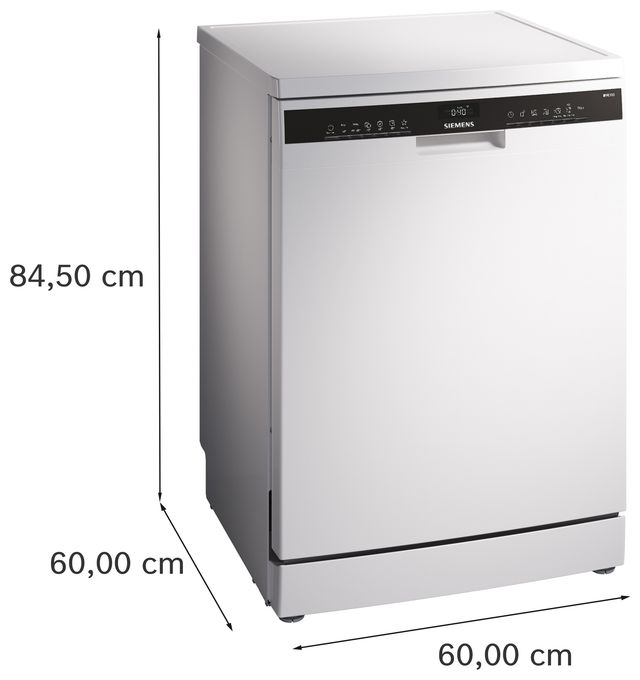 60 cm Geschirrspüler freistehend Leise 14 Maßgedecke aquaStop Funktion Wärmetauscher iQ300 SN23HW05ME 