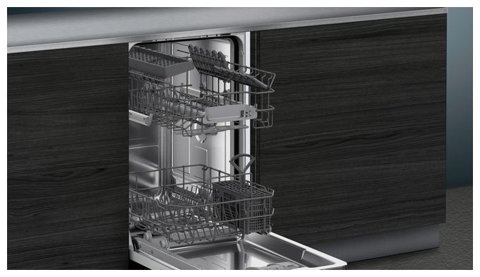 45 cm Geschirrspüler Voll integriert Leise 10 Maßgedecke aquaStop Funktion Wärmetauscher iQ300 SR61HX23KE 