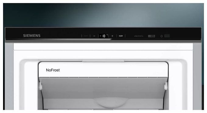 Side-by-Side Kühl-/ Gefrierkombination 309 l / 242 l NoFrost  iQ500 KA95FPIDP Europäischer (Edelstahl) 