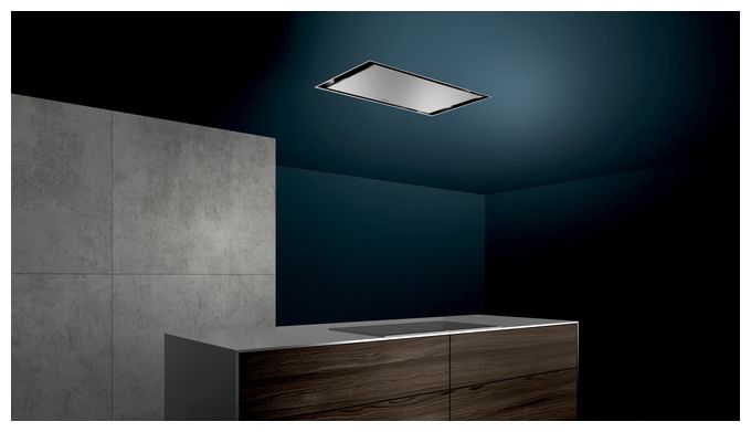 Abluft/Umluft Dunstabzugshaube/Esse Decke 90 cm (Schwarz, Silber) iQ500 LR97CAQ50 