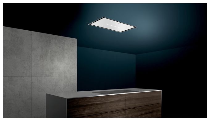Abluft/Umluft Dunstabzugshaube/Esse Decke 90 cm (Schwarz, Weiß) iQ500 LR97CBS20 