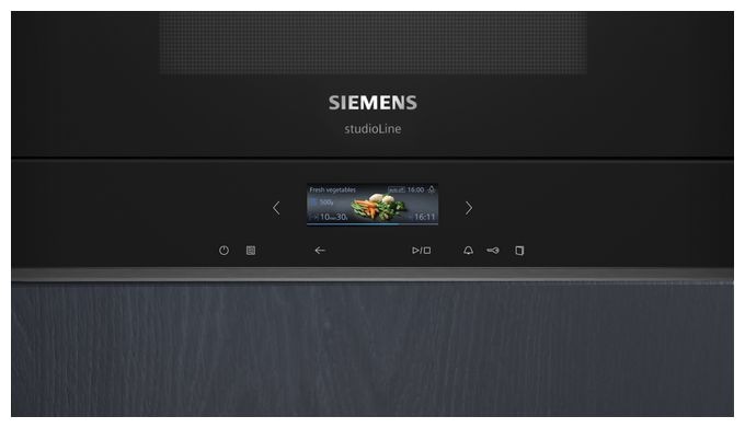 Einbau-Mikrowelle 900 W Größe: mittel 5 Stufen (Schwarz) iQ700 BF722R1B1 