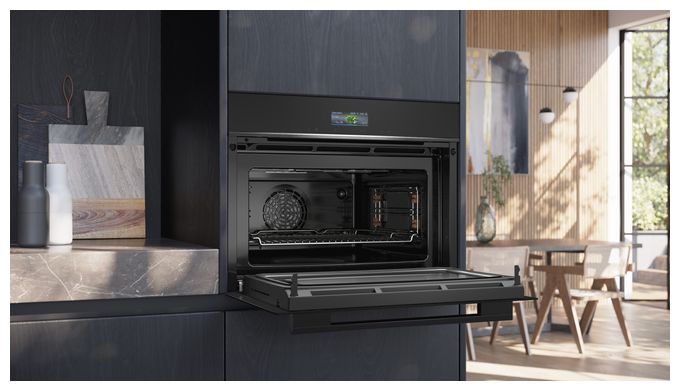 Einbaubackofen kompakt Mikrowelle iQ700 CM724G1B1 