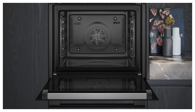 Backofen-Set groß AutoClean mit autarkem 60 cm Induktions Kochfeld PQ100J60PL (HB279GBB3 + ED61AHSC1E) 