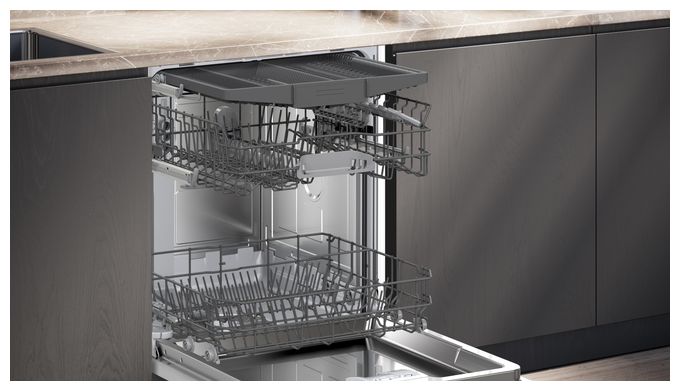 60 cm Geschirrspüler vollintegriert (ohne Front) leise 13 Maßgedecke aquaStop Funktion iQ100 SN616X01EF 