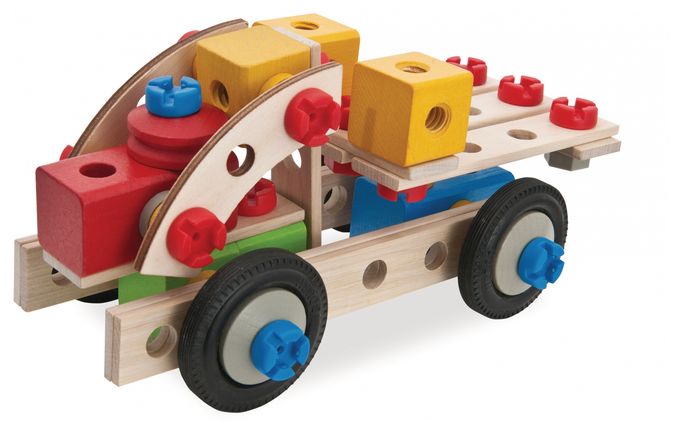  Constructor Große Lok Bauset (Mehrfarbig) 