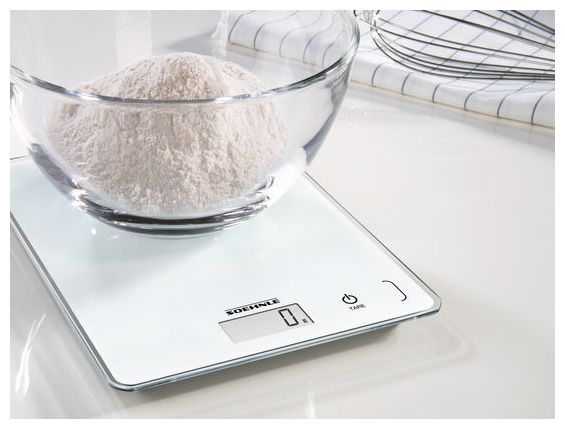 Elektronische Küchenwaage bis 5 kg Genauigkeit 1 g  61501 Page Compact 300 (Weiß) 