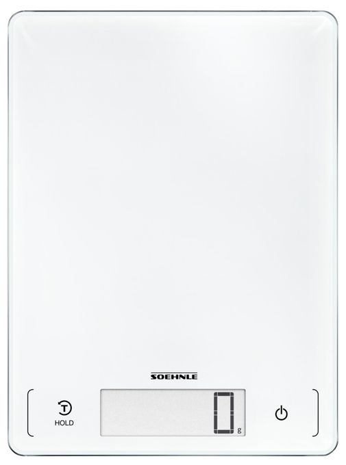 Elektronische Küchenwaage bis 20 kg Genauigkeit 1 g  61507 Page Profi 300 (Weiß) 