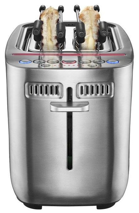 Toaster 1635 W 2 Scheibe(n) 7 Stufen  8003 Sandwich toster (Grau) 