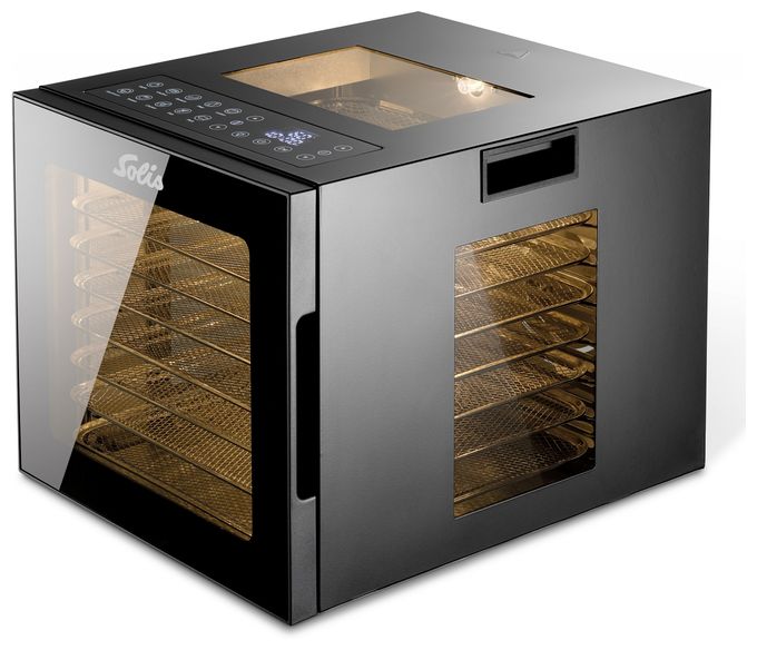 Dörrautomat 850 W 48 h Maximale Timer-Zeit 1 8 Dörrgitter VitaDrey 